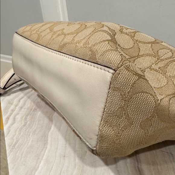 Coach Bag Kelsey Mini Cream Tan Satchel - Picture 9 of 17